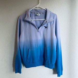 PINK Ombré Half zip